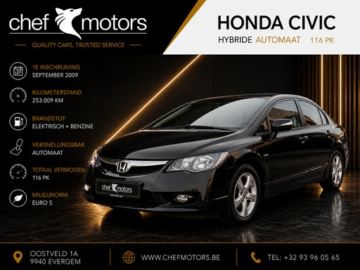 Honda Civic Hybride | Automaat | Garantie